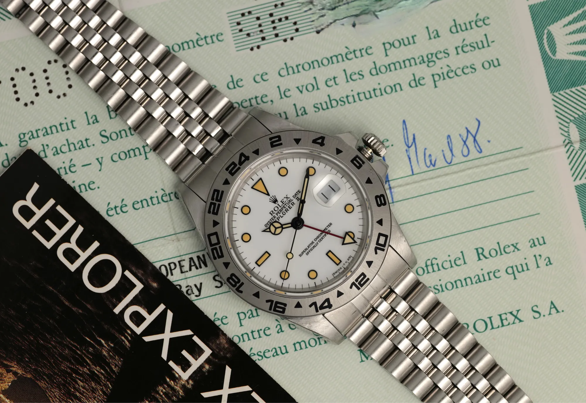 Rolex Explorer II 16550 40mm Porcelain 2