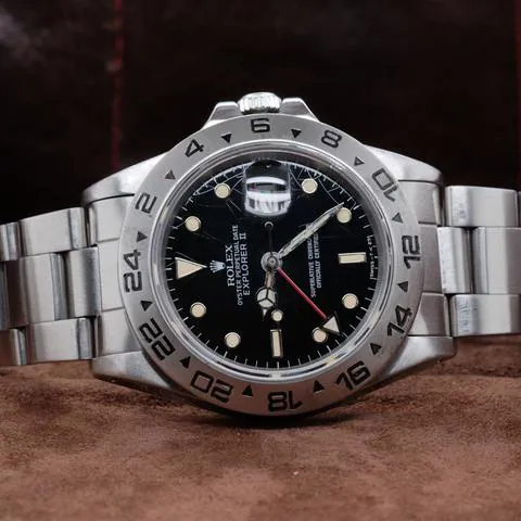 Rolex Explorer II 16550 40mm Stainless steel Black