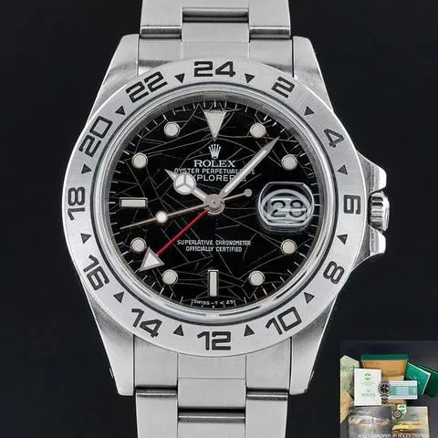 Rolex Explorer II 16550 40mm Stainless steel Black