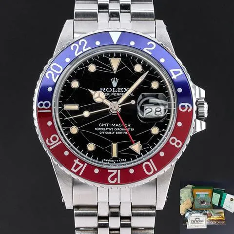 Rolex GMT-Master 16750 40mm Stainless steel Black