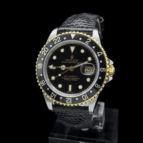 Rolex GMT-Master II 16713 40mm Yellow gold and Stainless steel Black 2