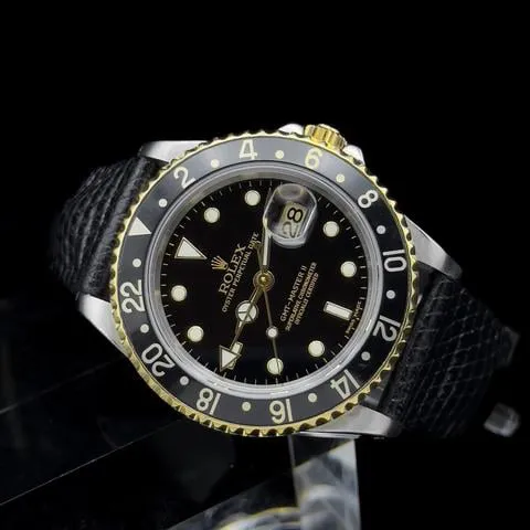 Rolex GMT-Master II 16713 40mm Yellow gold and Stainless steel Black 5