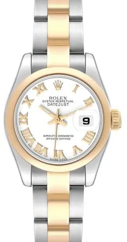 Rolex Lady-Datejust 179163 26mm Stainless steel White