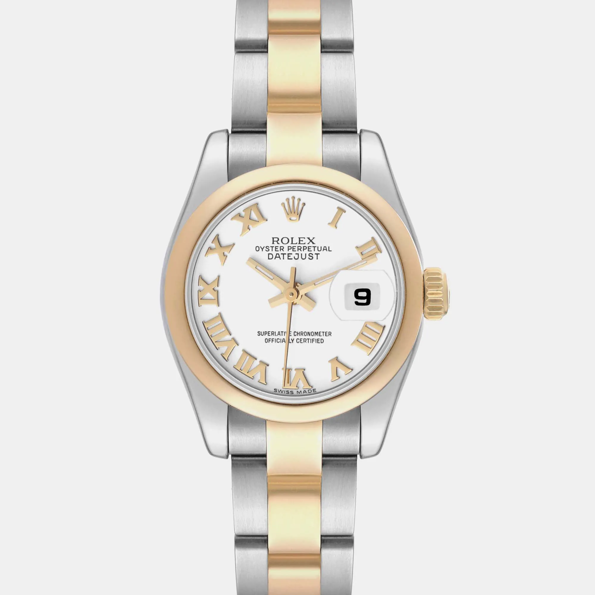 Rolex Lady-Datejust 179163 Yellow gold and Stainless steel and 18k yellow gold White 4