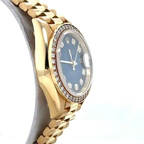 Rolex Lady-Datejust 69138 26mm Yellow gold Blue 2