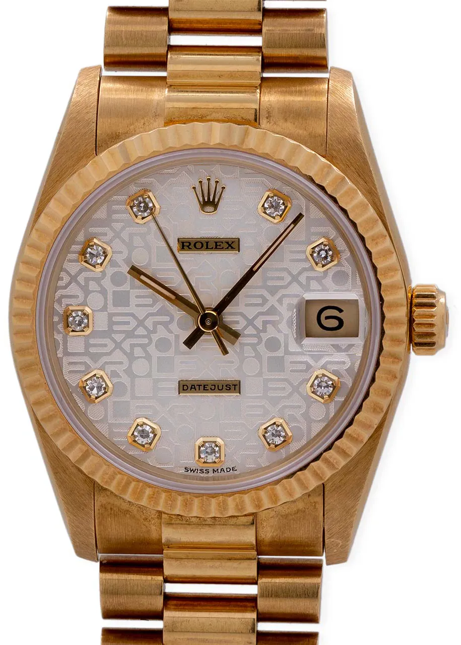 Rolex Lady-Datejust 78278 31mm 18K YG Diamond