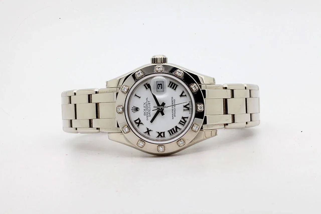 Rolex Lady-Datejust Pearlmaster 80319 29mm White gold