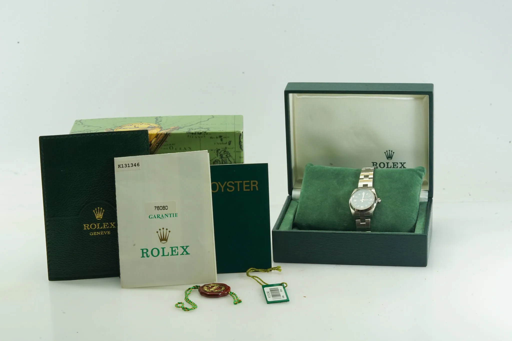 Rolex Oyster Perpetual 76080 24mm Black 1