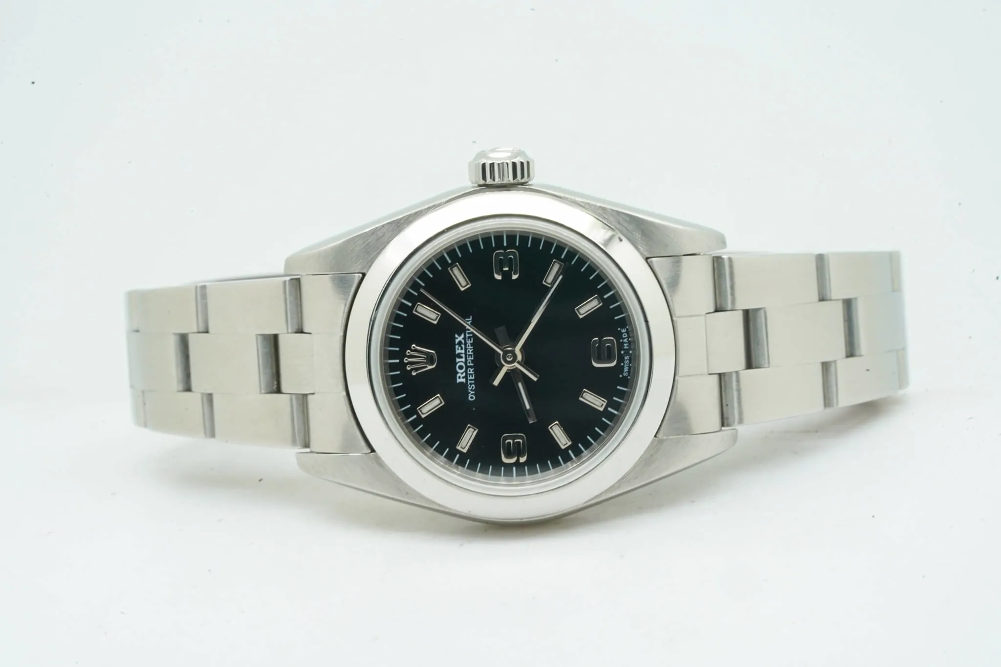 Rolex Oyster Perpetual 76080 24mm Black