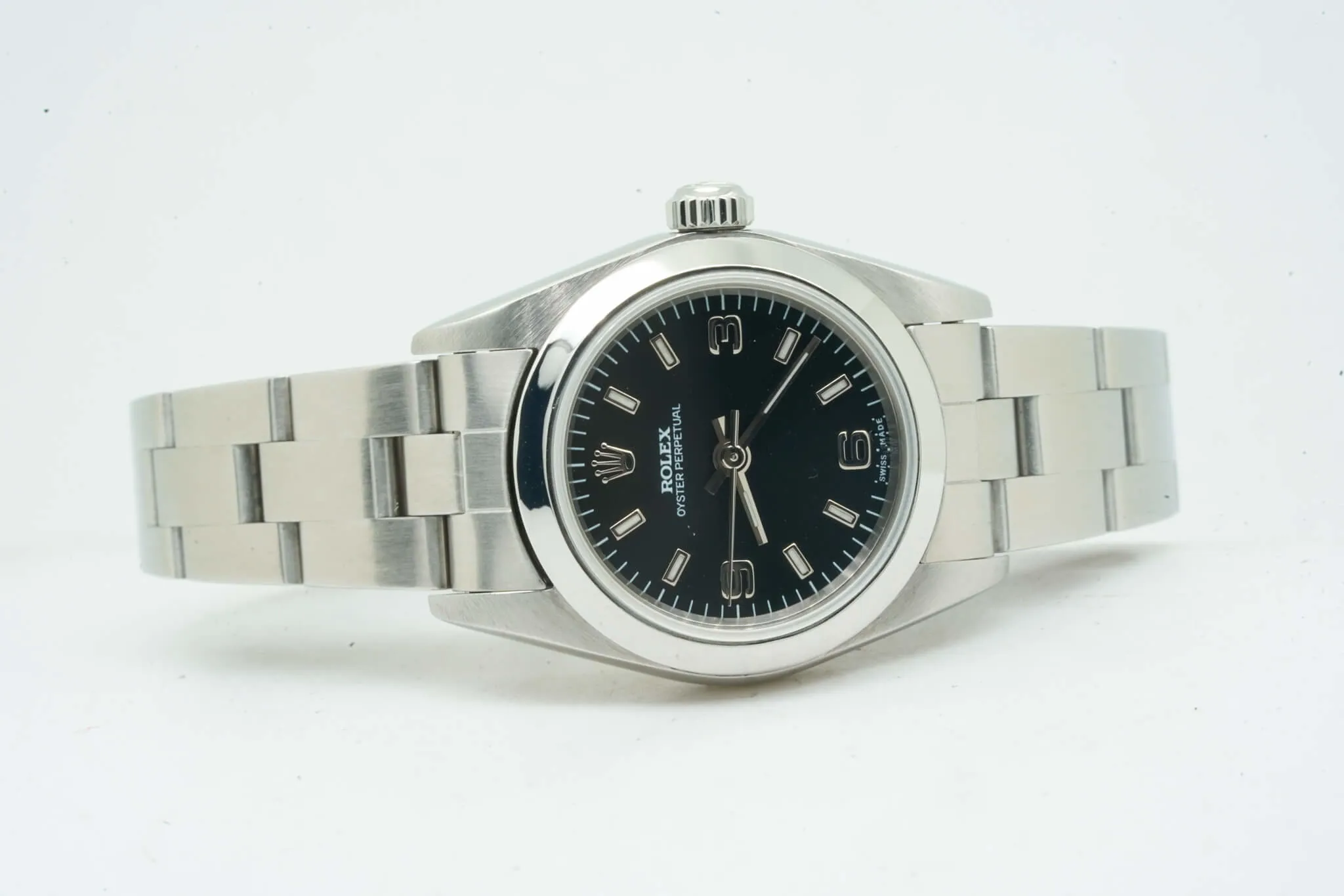 Rolex Oyster Perpetual 76080 24mm Black 5