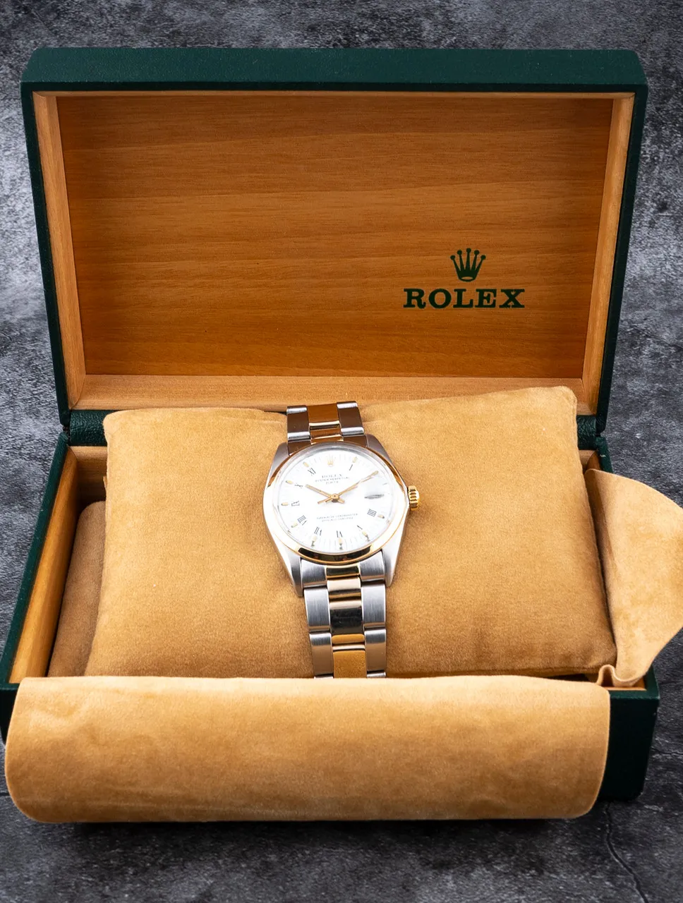 Rolex Oyster Perpetual Date 15203 34mm Stainless steel White 15