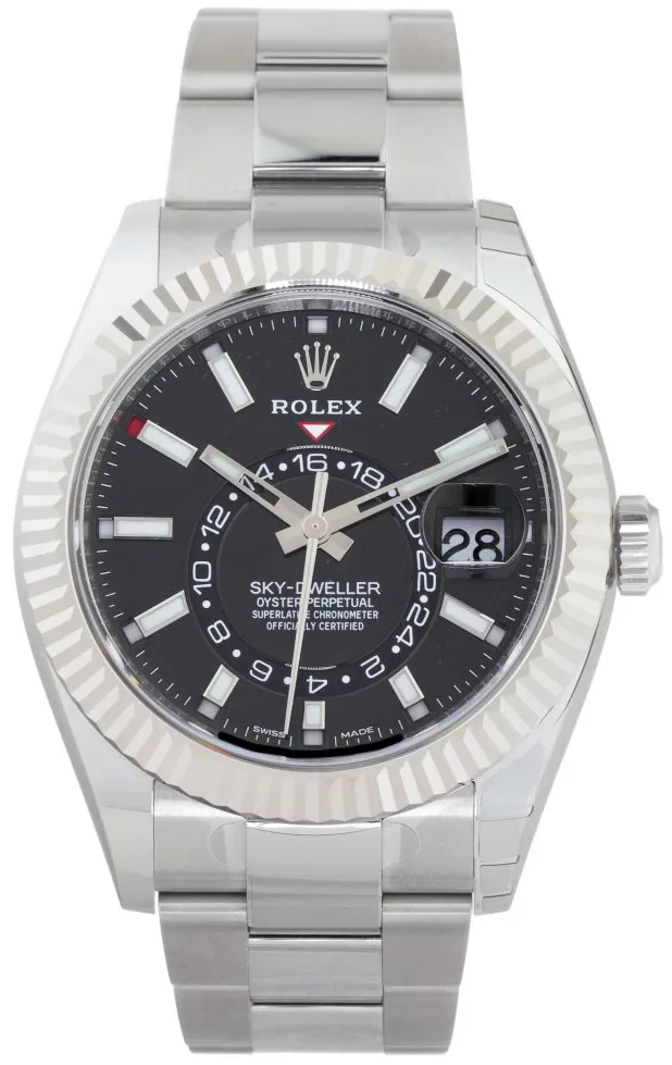 Rolex Sky-Dweller 326934 42mm Stainless steel Black