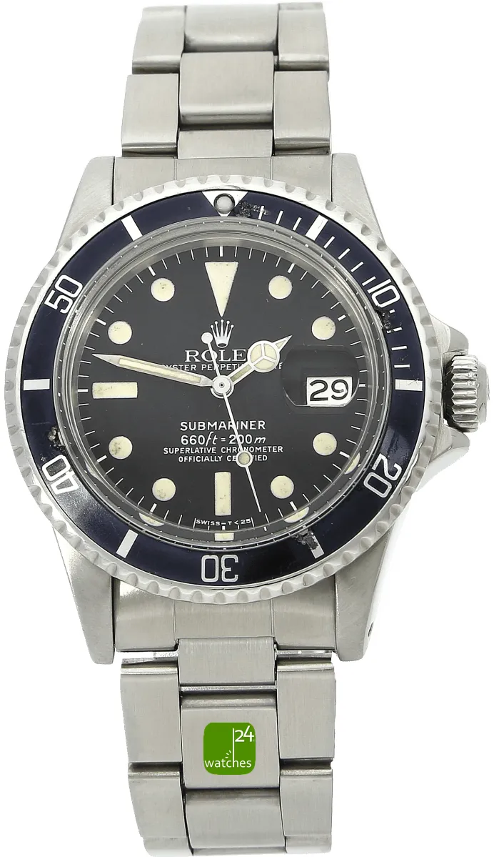 Rolex Submariner 1680 40mm Stainless steel Black