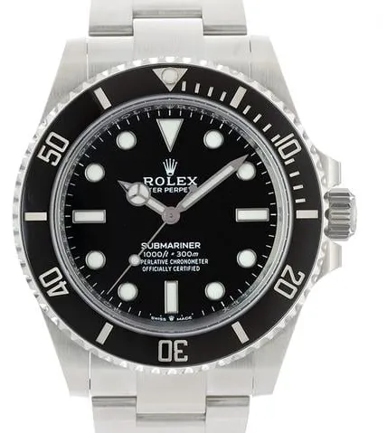 Rolex Submariner (No Date) 41 124060 41mm Stainless steel Black