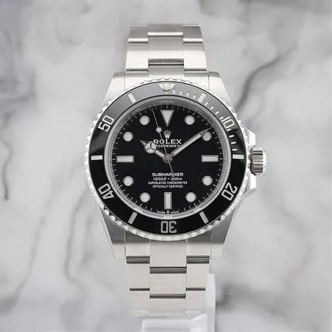 Rolex Submariner (No Date) 41 124060 41mm Stainless steel Black 2