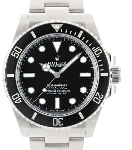 Rolex Submariner (No Date) 41 124060 41mm Stainless steel Black