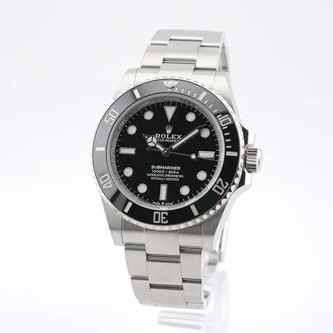 Rolex Submariner (No Date) 41 124060 41mm Stainless steel Black 1