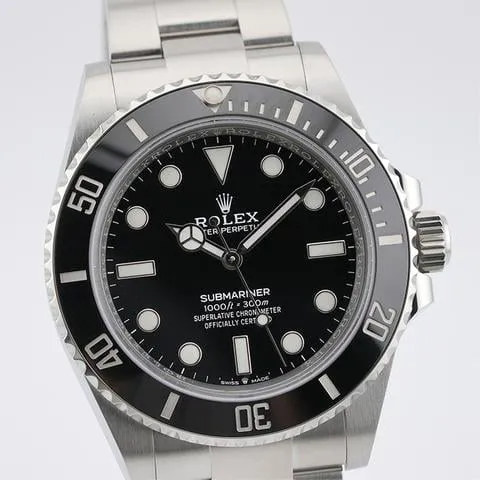 Rolex Submariner (No Date) 41 124060 41mm Stainless steel Black 6