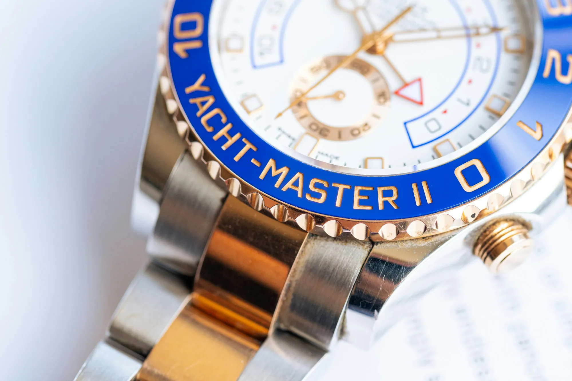 Rolex Yacht-Master II 116681 44mm Rose gold and Stainless steel White 2