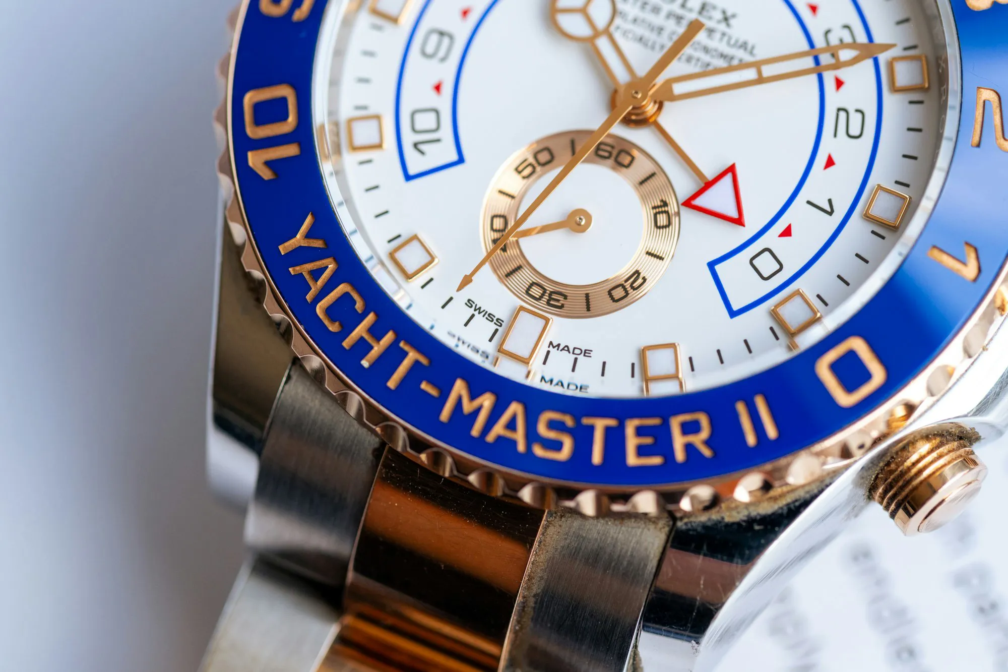 Rolex Yacht-Master II 116681 44mm Rose gold and Stainless steel White 3