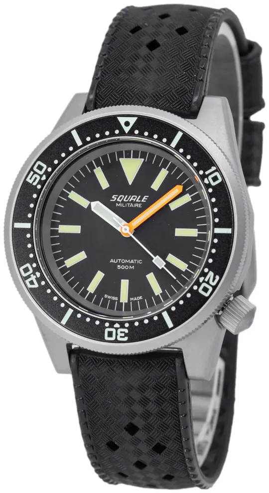 Squale 1521 1521MILBL.HT 42mm Stainless steel Black