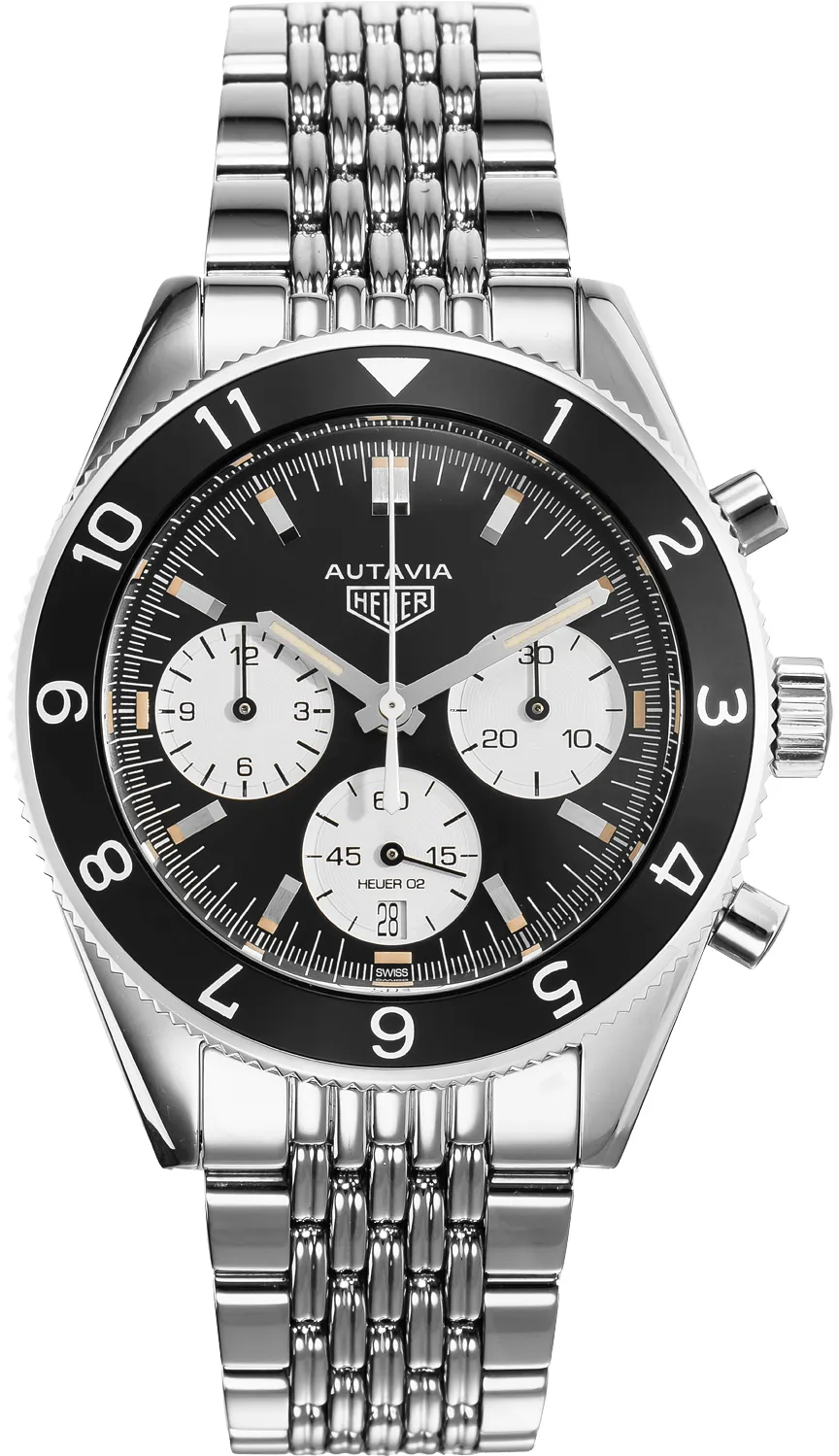 TAG Heuer Autavia CBE2110 42mm Stainless steel Black