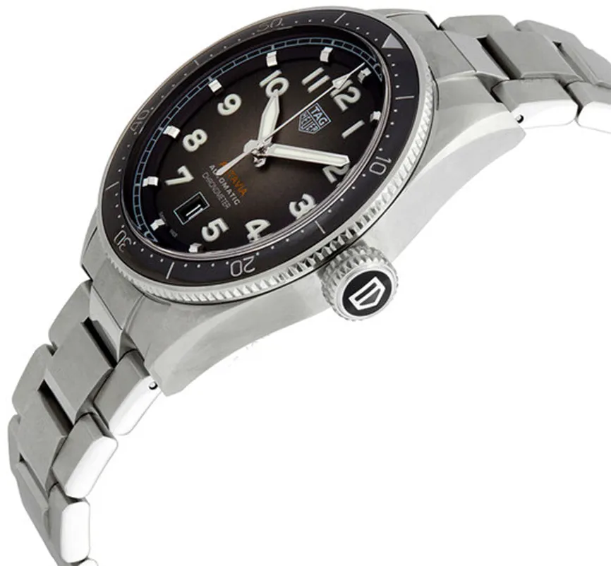 TAG Heuer Autavia WBE5114.EB0173 42mm Stainless steel Black 1