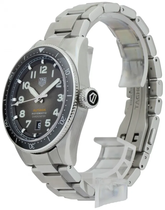 TAG Heuer Autavia WBE5114 43mm Stainless steel Gray 1