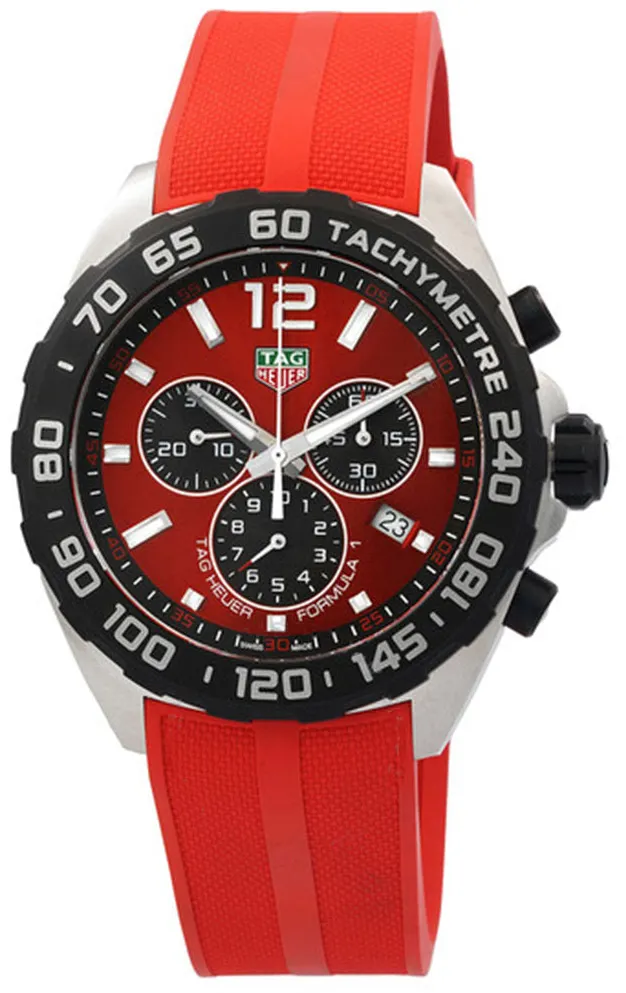 TAG Heuer Formula 1 CAZ101AN.FT8055 43mm Stainless steel Red