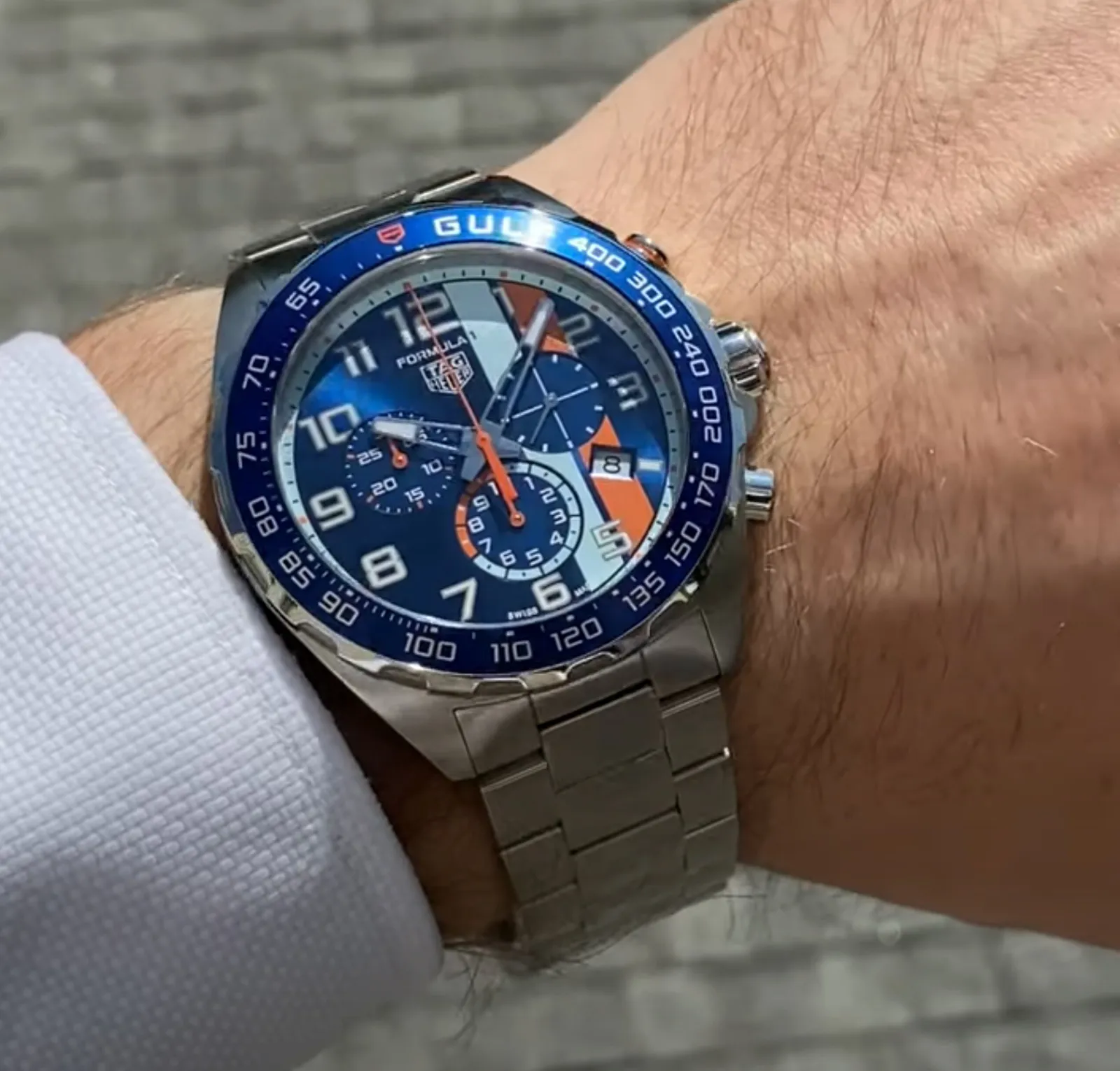 TAG Heuer Formula 1 CAZ101AT.BA0842 43mm Stainless steel Blue