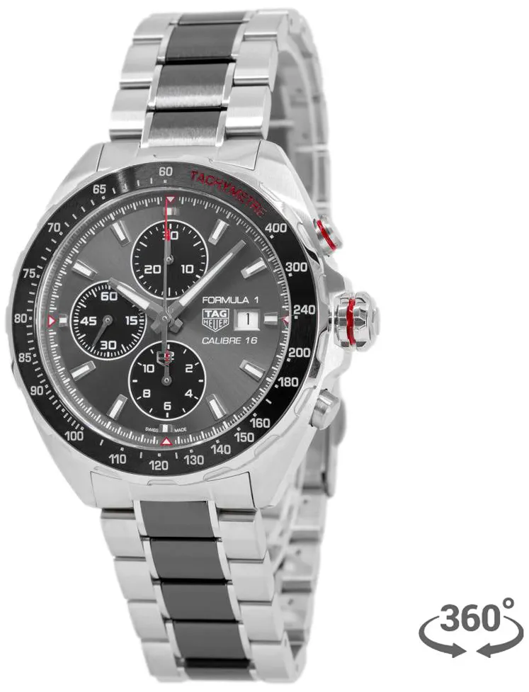 TAG Heuer Formula 1 CAZ2012.BA0970 44mm Stainless steel Gray