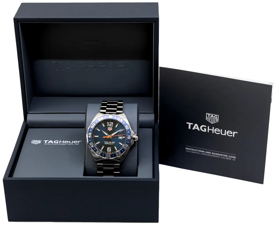 TAG Heuer Formula 1 Quartz WAZ1010.BA0842 43mm Stainless steel Blue 5