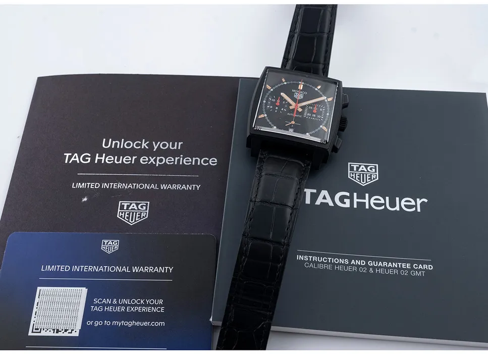 TAG Heuer Monaco CBL2180.FC6497 39mm Stainless steel Black 1