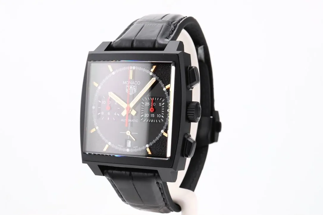 TAG Heuer Monaco CBL2180 39mm Titanium Black 1