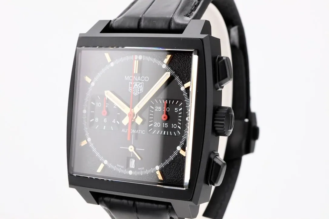 TAG Heuer Monaco CBL2180 39mm Titanium Black 2