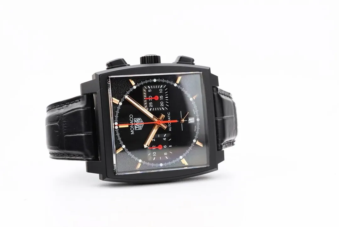 TAG Heuer Monaco CBL2180 39mm Titanium Black 10