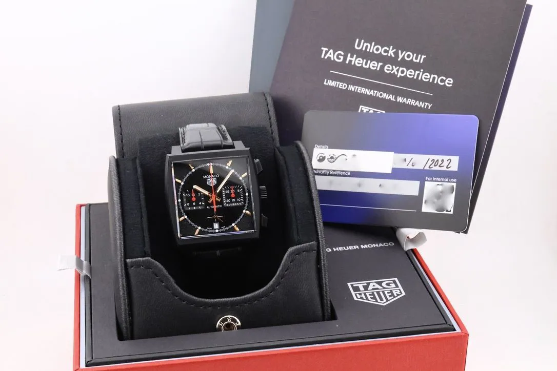 TAG Heuer Monaco CBL2180 39mm Titanium Black 16