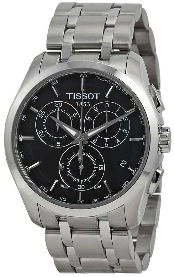 Tissot Couturier T035.617.11.051.00 41mm Stainless steel Black