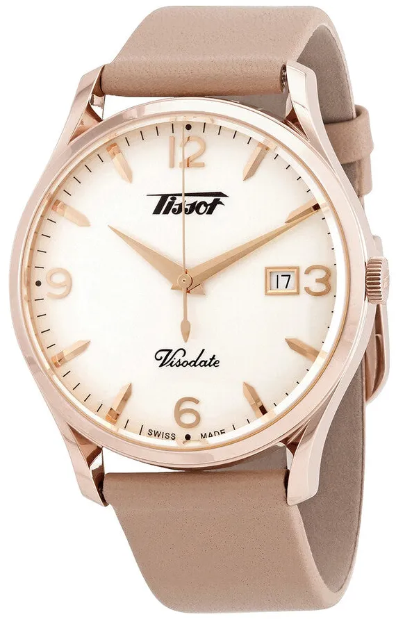 Tissot Heritage T118.410.36.277.01 30mm Yellow gold and Stainless steel White