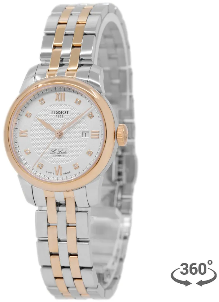 Tissot Le Locle T006.207.22.036.00 29mm Yellow gold and Stainless steel Silver