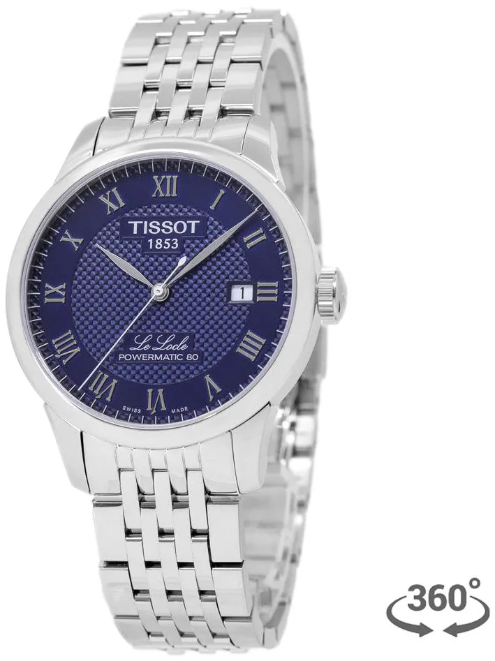 Tissot Le Locle T006.407.11.043.00 39mm Stainless steel Blue