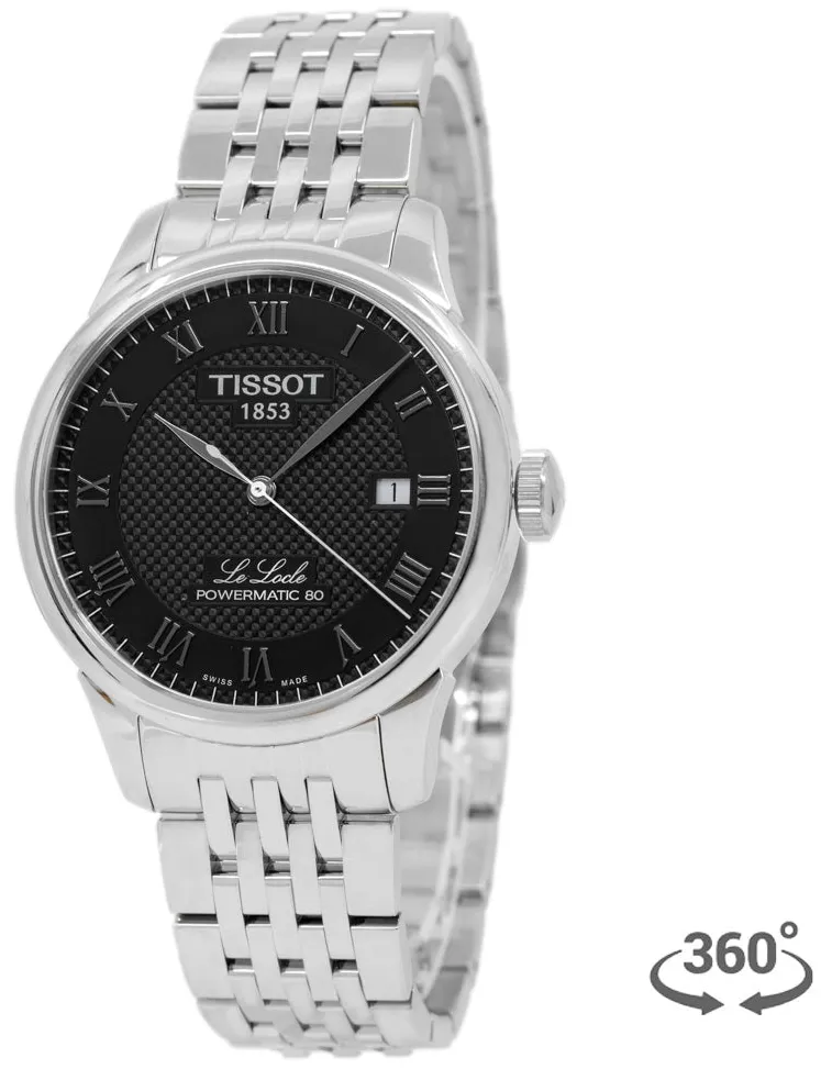 Tissot Le Locle T006.407.11.053.00 39mm Stainless steel Black