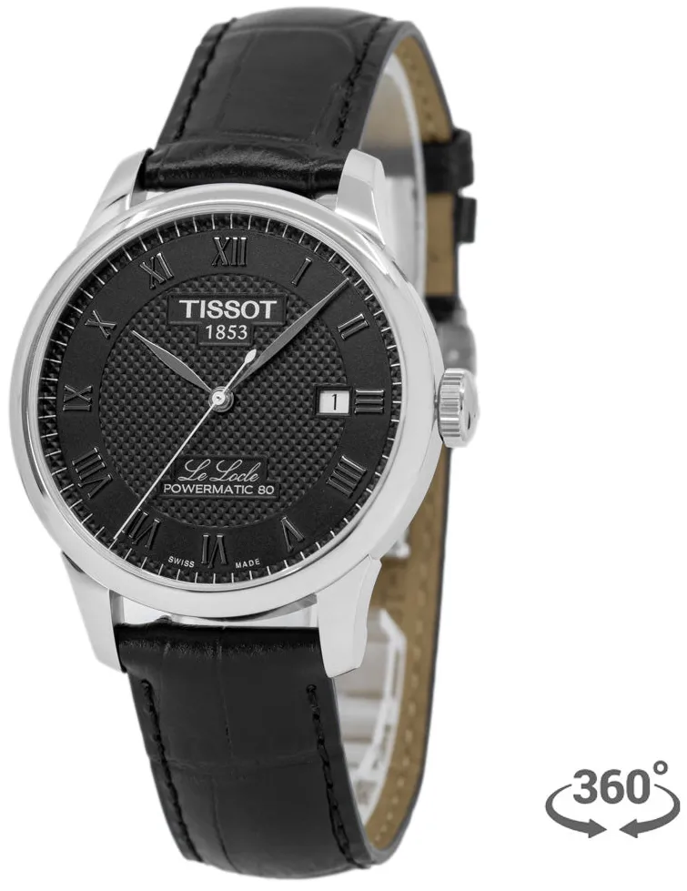 Tissot Le Locle T006.407.16.053.00 39mm Stainless steel Black