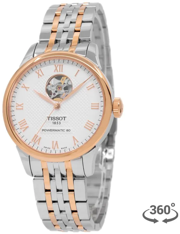 Tissot Le Locle T006.407.22.033.02 39mm Yellow gold and Stainless steel Silver