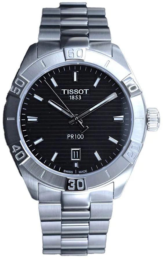 Tissot PR 100 T101.610.11.051.00 42mm Stainless steel Black