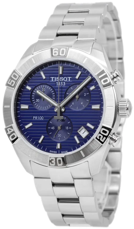 Tissot PR 100 T101.617.11.041.00 44mm Stainless steel Blue