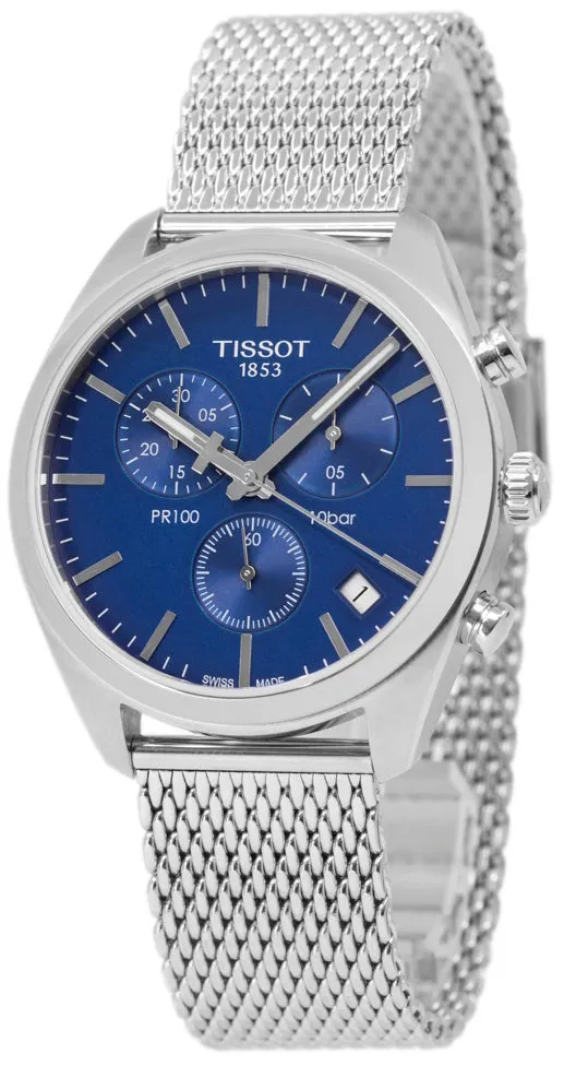 Tissot PR 100 T1014171104100 41mm Stainless steel Blue