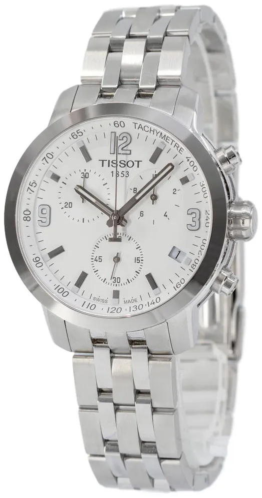 Tissot PRC T0554171101700 41mm Stainless steel White