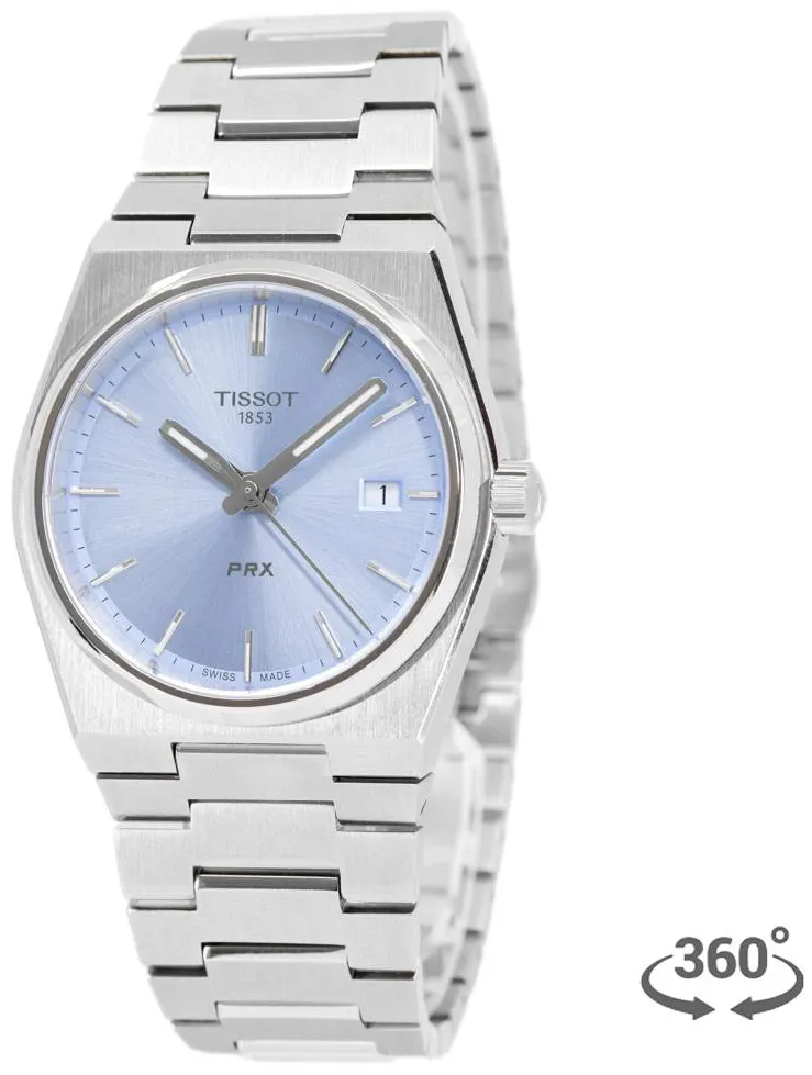 Tissot PRX T137.210.11.351.00 35mm Stainless steel Light blue