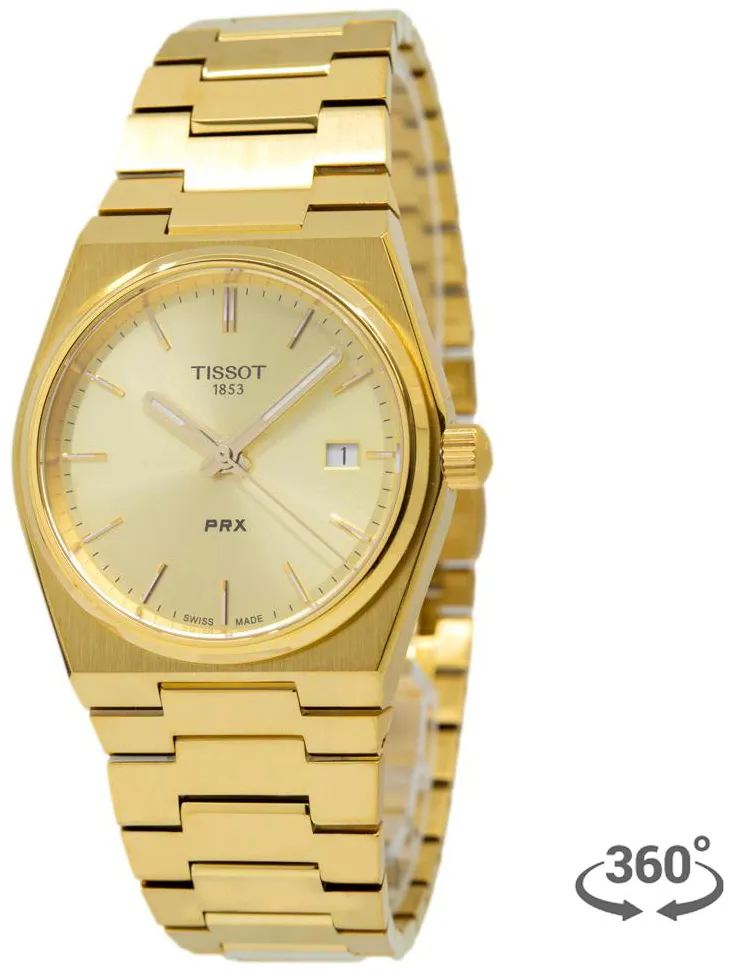 Tissot PRX T137.210.33.021.00 35mm Stainless steel Champagne